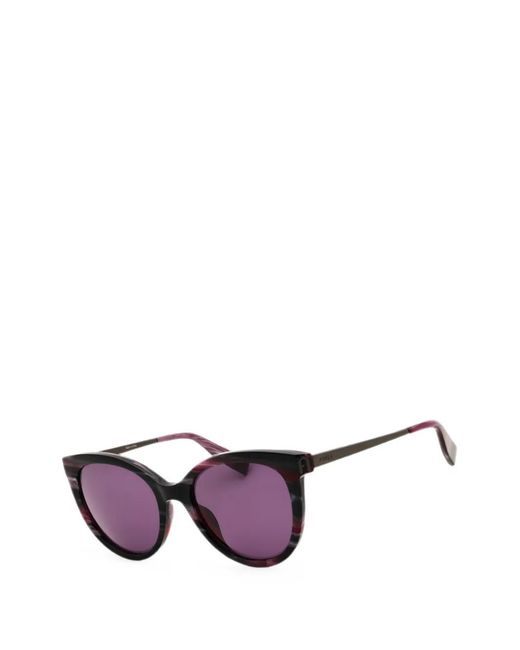 Furla Purple Round-Frame Sunglasses