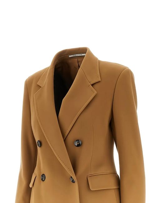 Tagliatore Natural Meryl Double-Breasted Coat