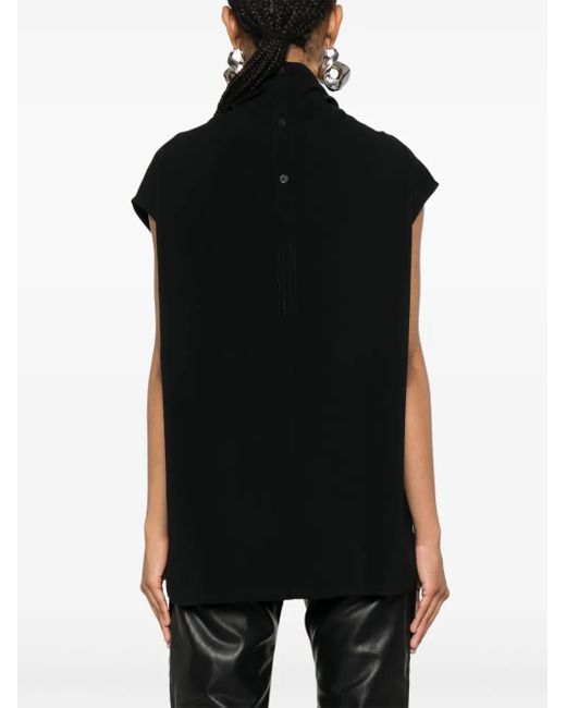 Rick Owens Black Edfu T Sleeveless Top