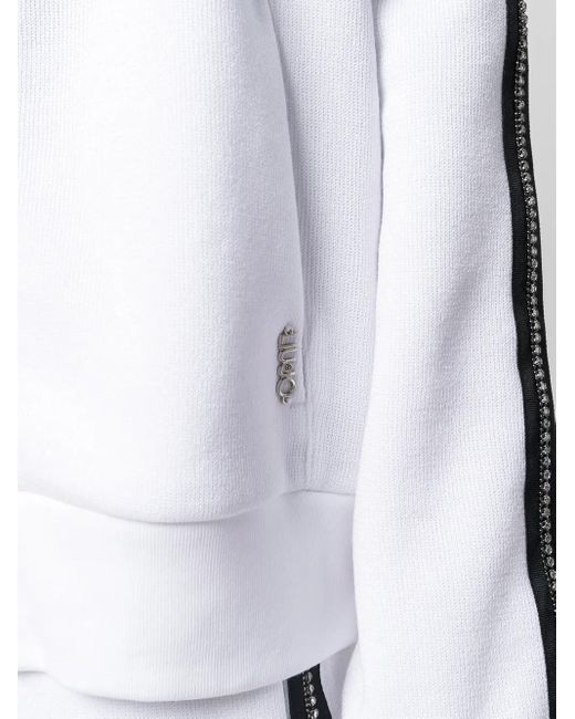 Liu Jo Blue Side-Stripe Track Jacket
