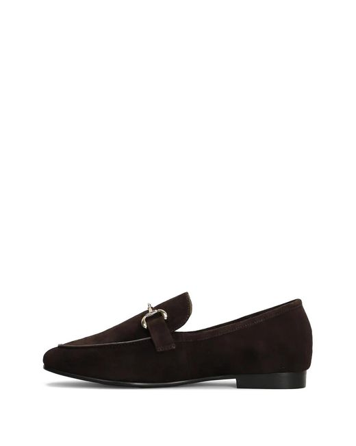 Bibi Lou Black Horsebit-Detail Suede Loafers