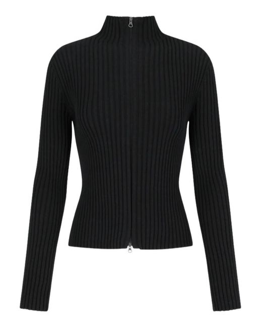 Amomento ブラック ハイネック カーディガン Amomento ハイネック カーディガン ブラック | Lyst