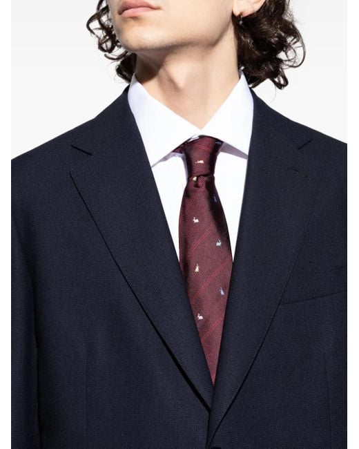 Cravatta A Righe di Paul Smith in Purple da Uomo