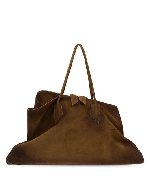 The Attico Brown "La Passeggiata Large" Tote