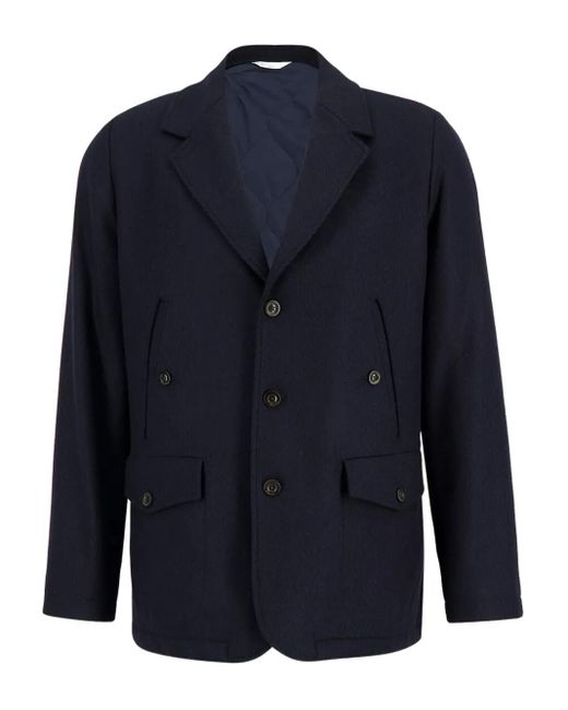 メンズ Boglioli シングルジャケット Blue