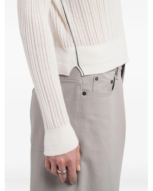 Cardigan Girocollo di Maria McManus in White