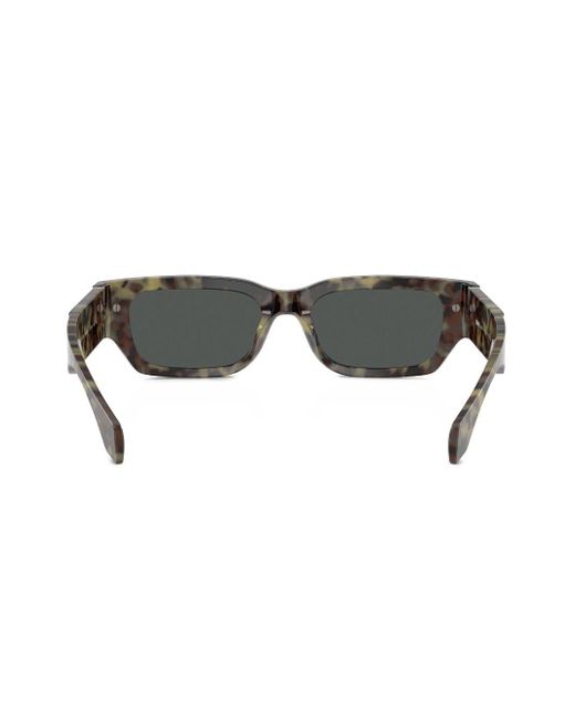 Versace Black Classic Rectangle-frame Sunglasses for men
