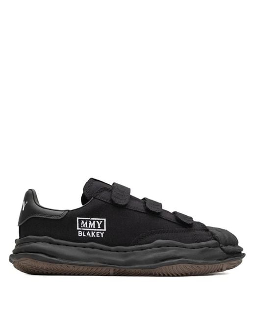 Maison Mihara Yasuhiro Black Blakey Touch-Strap Sneakers