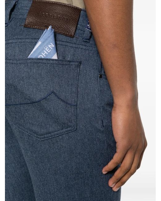 Jacob Cohen Blue Bard Trousers for men