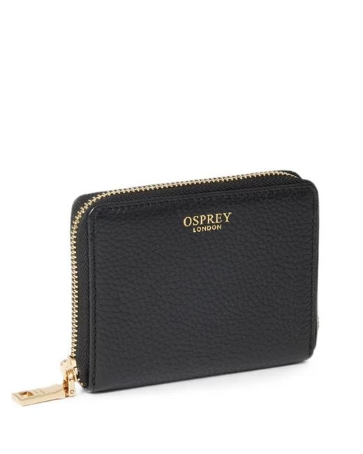 Osprey Black Small Core Leather Wallet