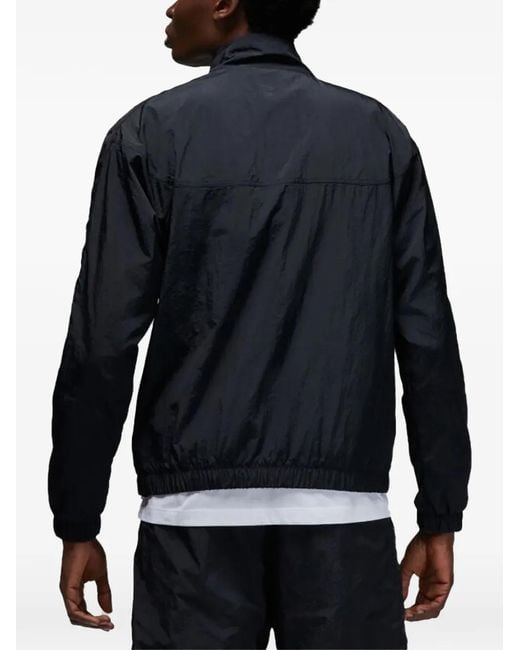 Nike Blue Logo-Embroidered Jacket for men