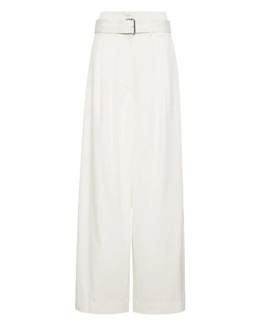 Adam Lippes Jericho Broek in het White