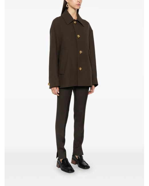 AMI Brown Virgin-Wool Jacket