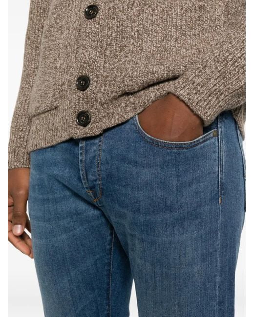 Incotex Blue Pocket Jeans for men