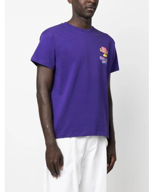 Sky High Farm T-Shirt Mit Logo-Print in Purple für Herren