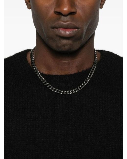 Thom Krom Black Alpaca Wool-Blend Sweater for men