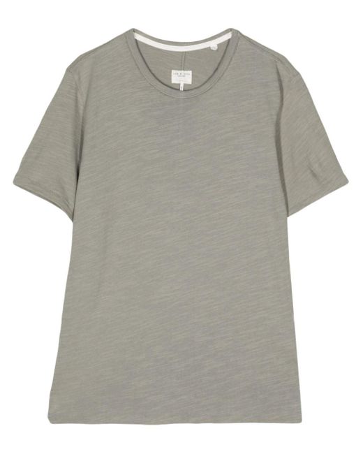 Rag & Bone Gray Short-sleeve Cotton Shirt for men