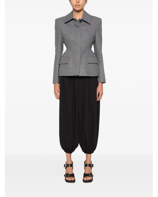 Source Unknown Gray Terzo Hourglass Blazer