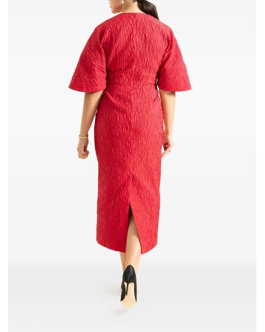 Roksanda Falah Textured Midi Dress