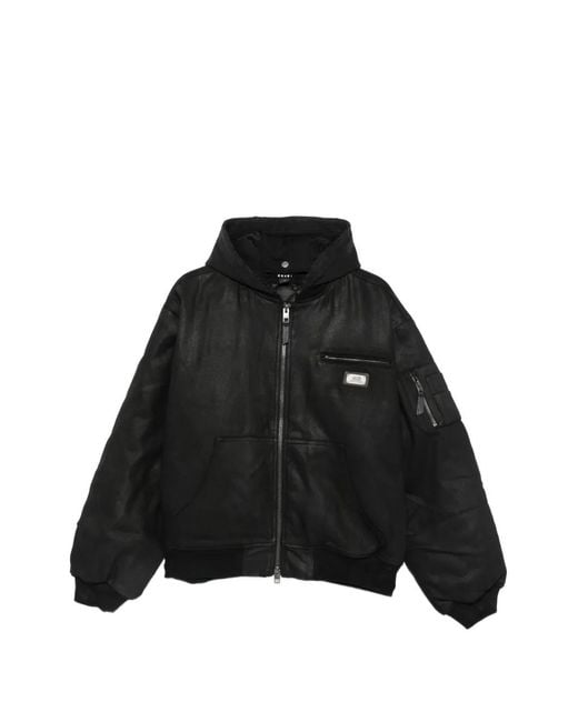 Ksubi Black Sin City Waxed-Finish Jacket for men