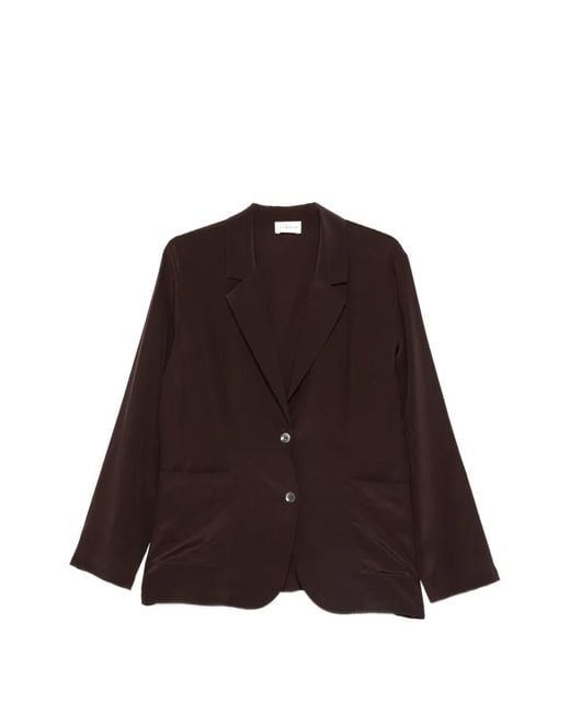 P.A.R.O.S.H. Brown Pocket Blazer