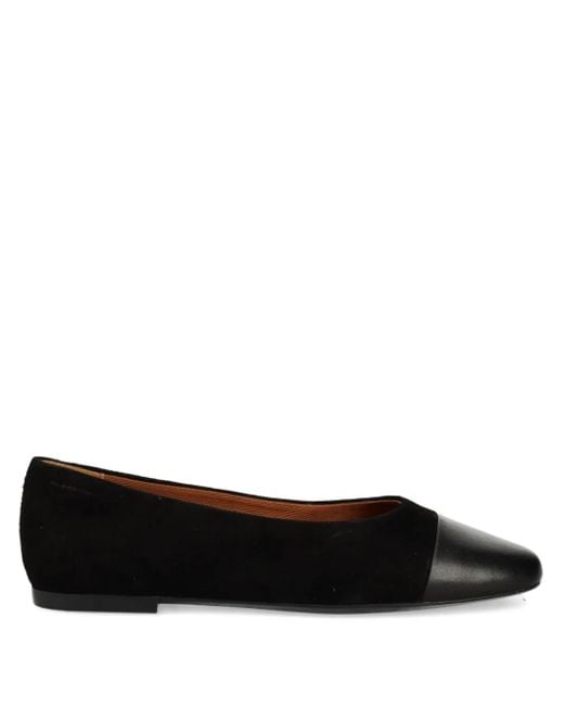 Vagabond Black Jolin Suede Ballet Flats