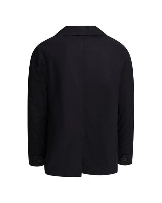 Ceccarelli Black Four-Pocket Cotton Jacket for men