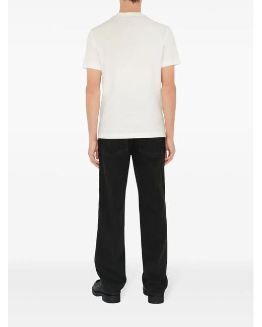 Burberry White T-Shirts And Polos for men