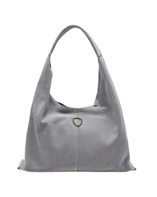 Ring-Detail Shoulder Bag di Blauer in Gray