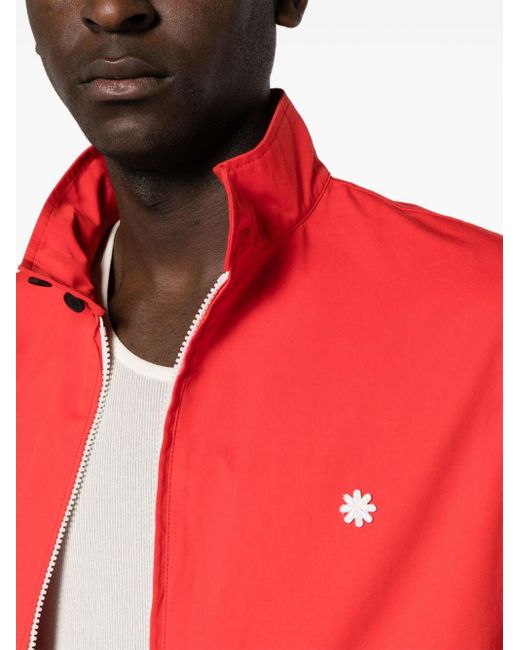 Veste zippée à patch logo Manuel Ritz pour homme en coloris Red