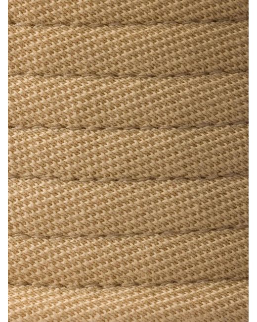 Prada Natural Old Piqué Bucket Hat for men