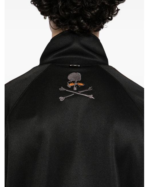 MASTERMIND WORLD Black Flame Skull Jacket for men