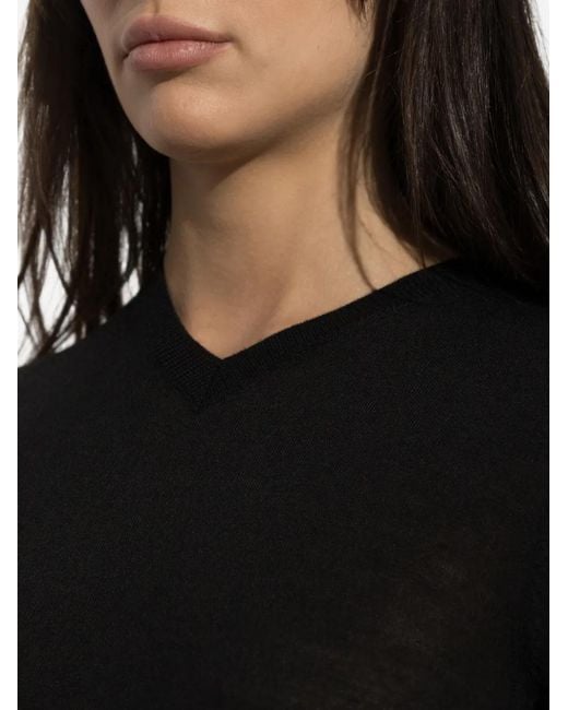 IRO Black Pullover Mit V-Ausschnitt