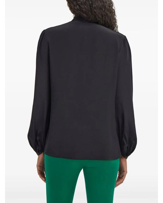 Roberto Cavalli Blue Sequin-Embellished Blouse