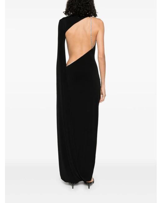 Nissa Black Jersey Dress