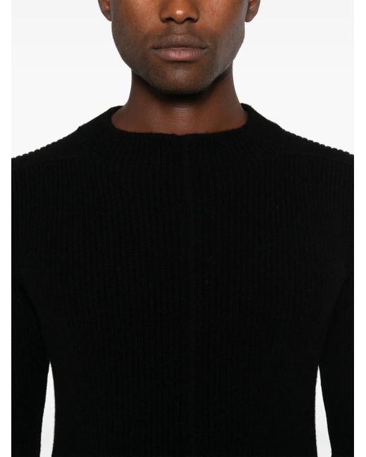 Rick Owens Black Headon Sweater for men