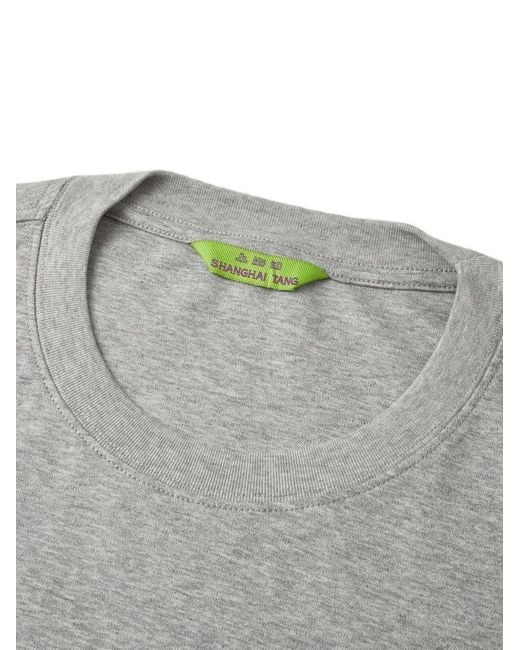 Shanghai Tang Gray Dragon T-Shirt for men