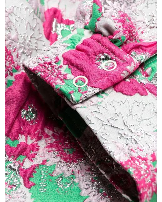 Ganni Multicolor Printed Mini Dress