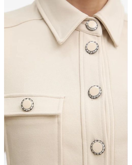 Guess Natural Olga Flap-Pocket Buttoned Shirt