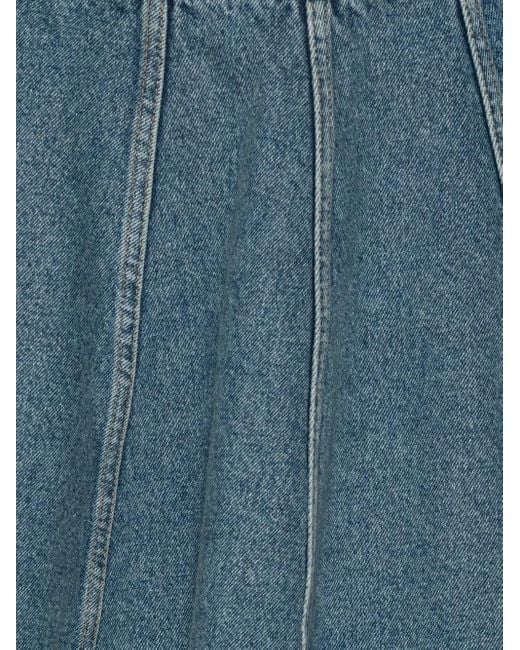 Falda corta vaquera ROTATE BIRGER CHRISTENSEN de color Blue