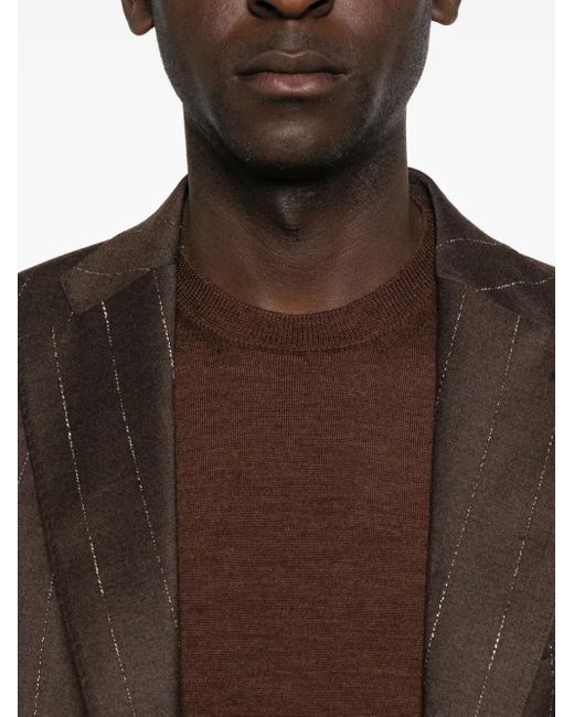 Pull En Laine Ballantyne pour homme en coloris Brown