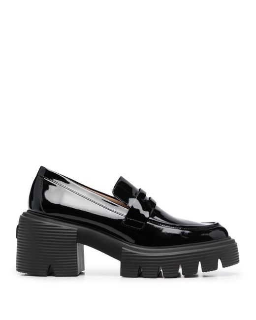 stuart weitzman platform loafers