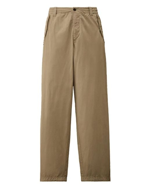 C P Company Natural Elasticated Side-Pocket Trousers for men