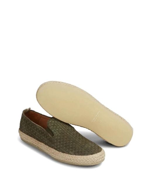 Officine Creative Green Bowline Woven Braided-Midsole Shoes for men