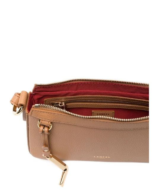 Lancel Brown Leather Cross Body Bag