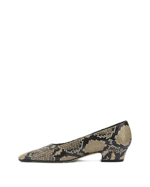 Aeyde Metallic Snake Print Heeled Pumps