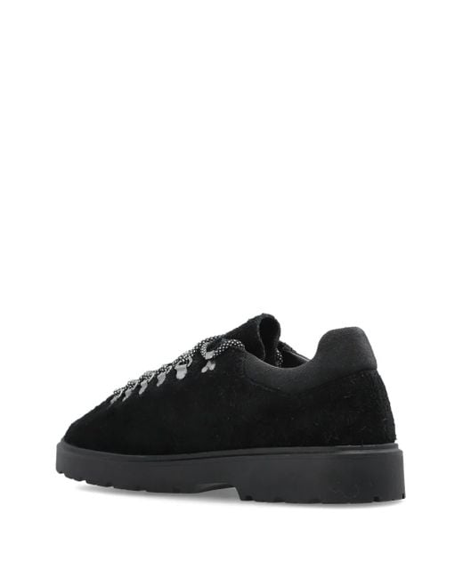 Lacoste Black Baseshot Logo Lace-Up Sneakers for men