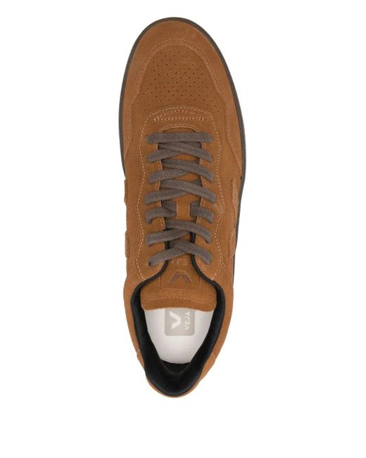 Veja Brown V-90 Suede Sneakers for men