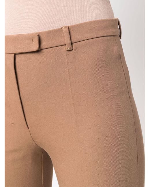 Pantalon évasé court Max Mara en coloris Natural