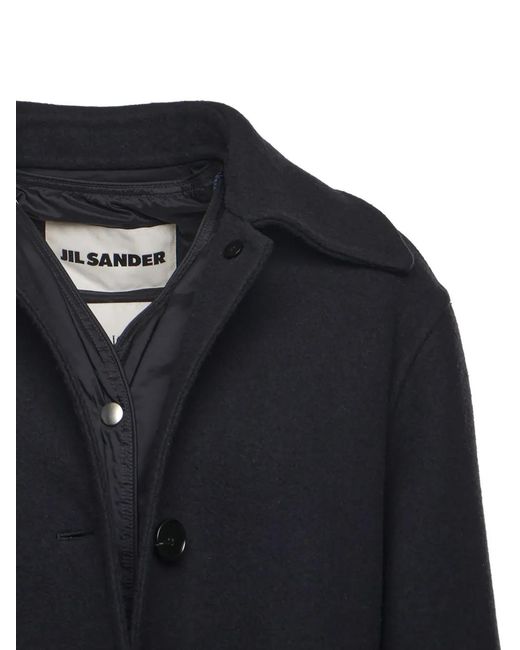 Moncler Blue Barrelene Long Coat